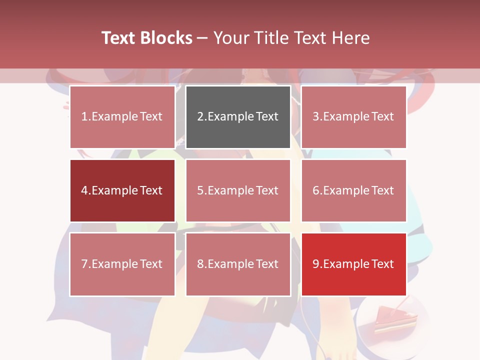 A Woman Sitting On Top Of A Chair With A Microphone PowerPoint Template