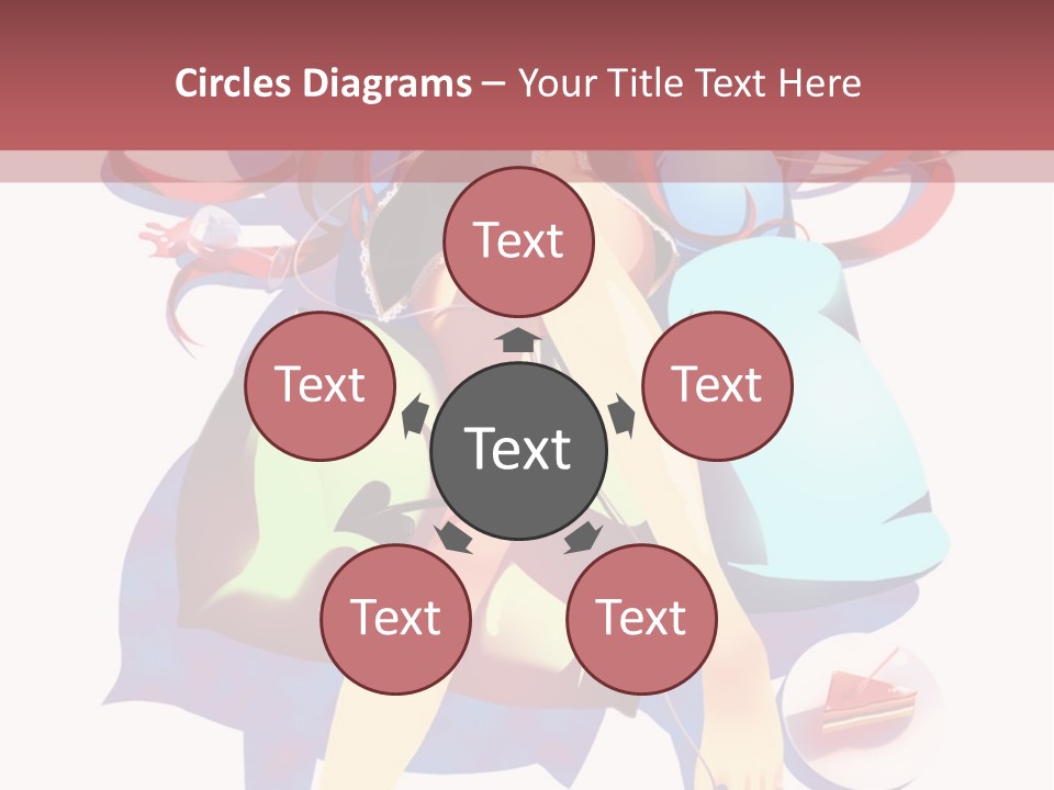 A Woman Sitting On Top Of A Chair With A Microphone PowerPoint Template