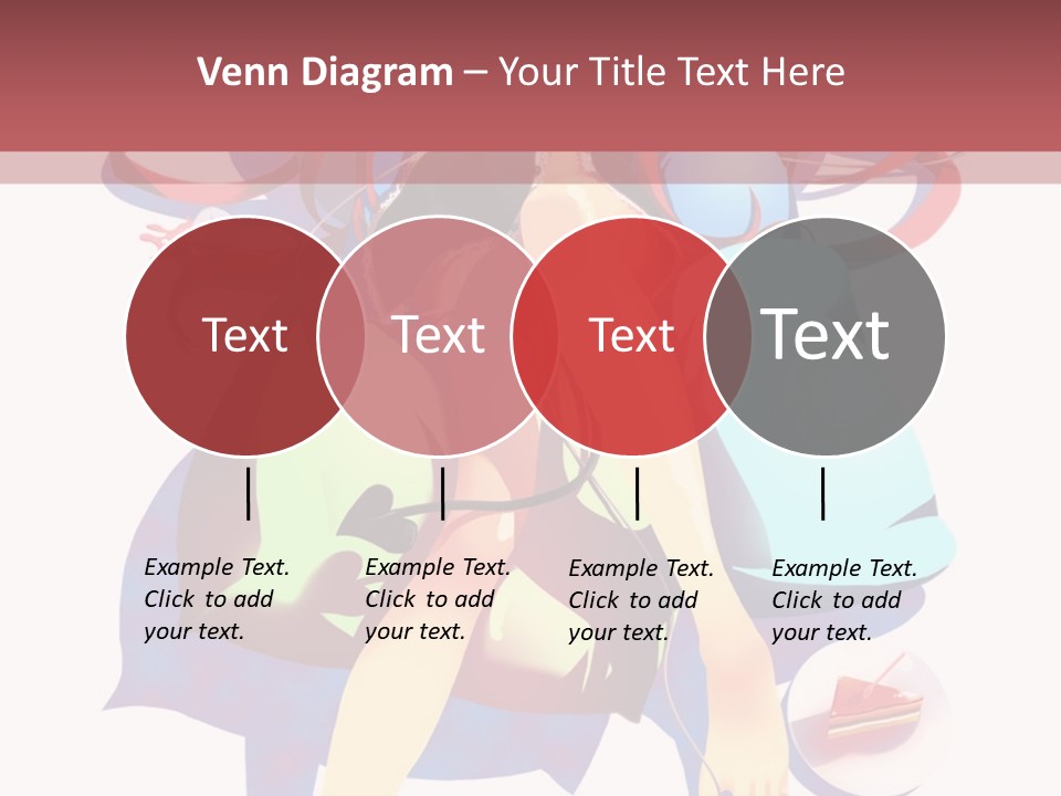 A Woman Sitting On Top Of A Chair With A Microphone PowerPoint Template
