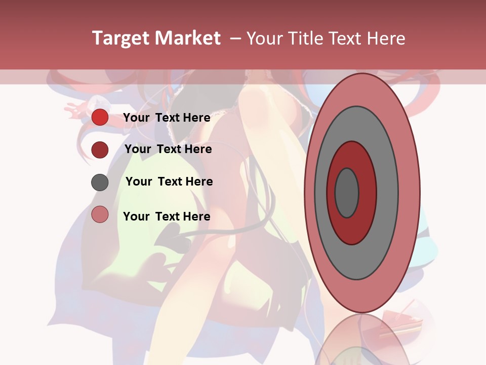 A Woman Sitting On Top Of A Chair With A Microphone PowerPoint Template