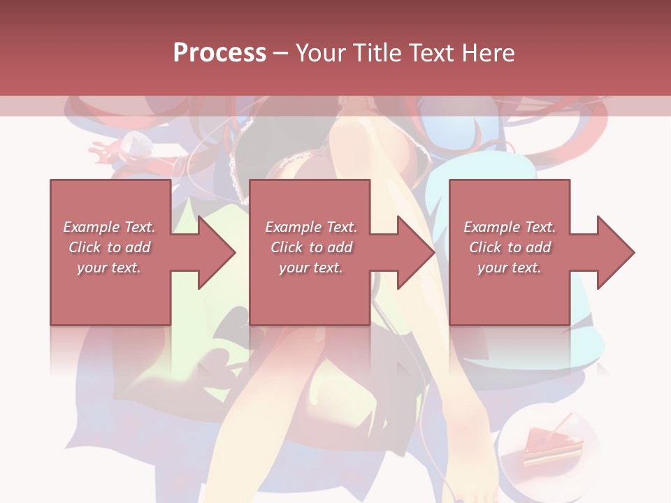 A Woman Sitting On Top Of A Chair With A Microphone PowerPoint Template