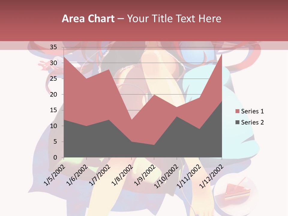 A Woman Sitting On Top Of A Chair With A Microphone PowerPoint Template