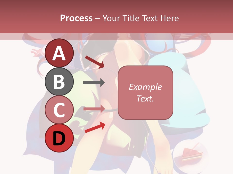 A Woman Sitting On Top Of A Chair With A Microphone PowerPoint Template
