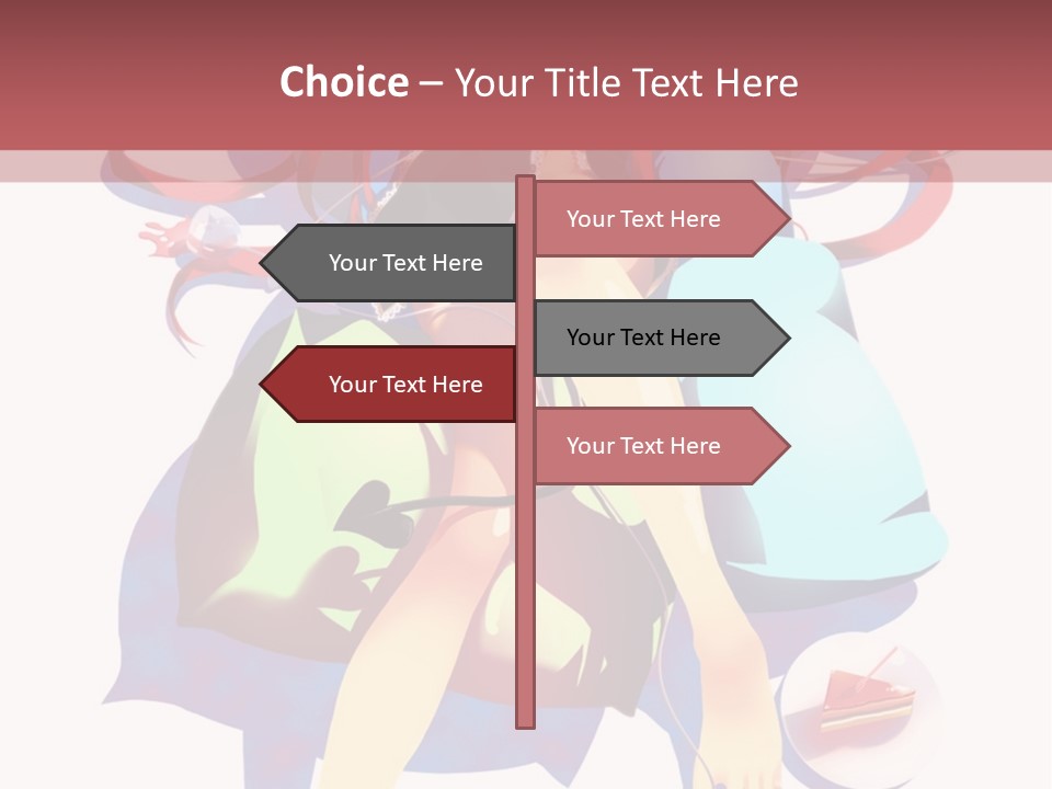 A Woman Sitting On Top Of A Chair With A Microphone PowerPoint Template