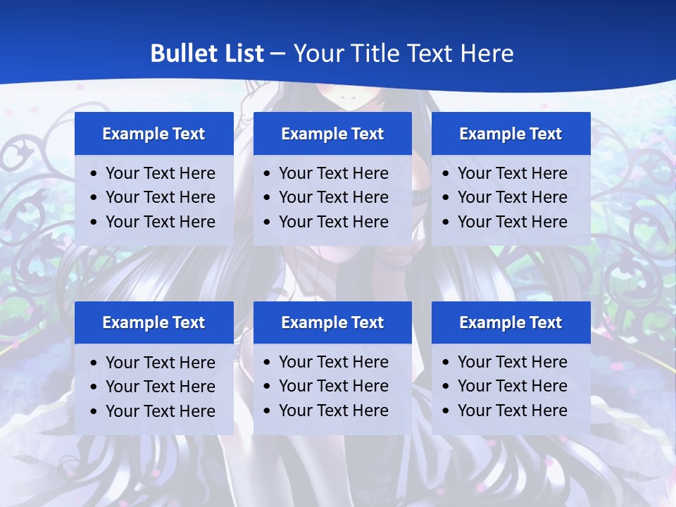 A Woman Sitting On A Flower Powerpoint Presentation PowerPoint Template