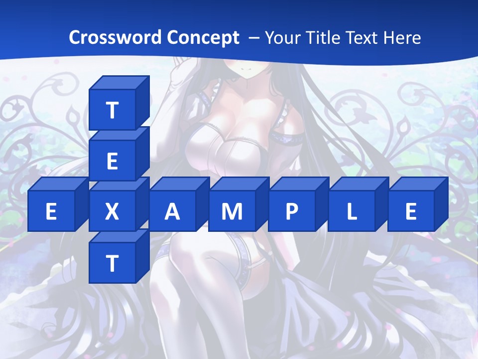 A Woman Sitting On A Flower Powerpoint Presentation PowerPoint Template