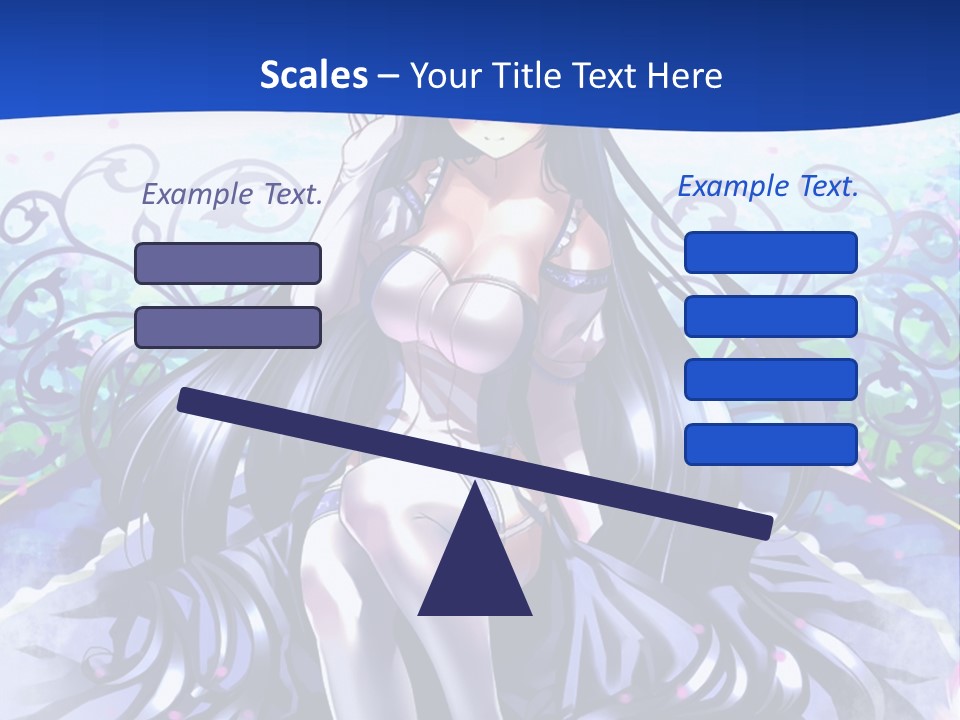 A Woman Sitting On A Flower Powerpoint Presentation PowerPoint Template