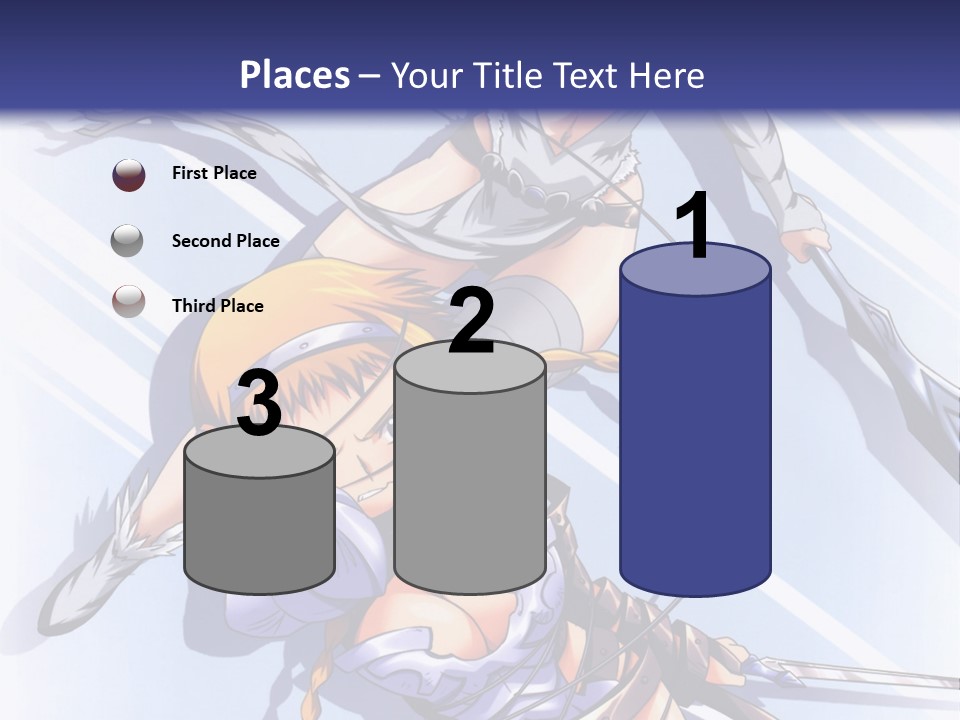 Two Sexy Women With Swords Powerpoint Template PowerPoint Template