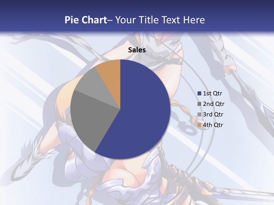 Two Sexy Women With Swords Powerpoint Template PowerPoint Template