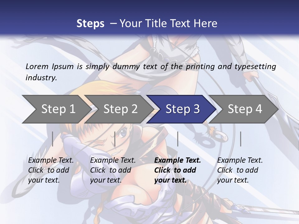 Two Sexy Women With Swords Powerpoint Template PowerPoint Template