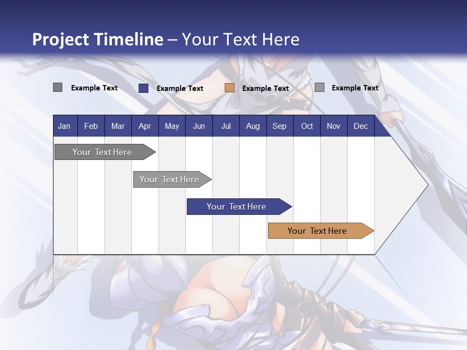 Two Sexy Women With Swords Powerpoint Template PowerPoint Template