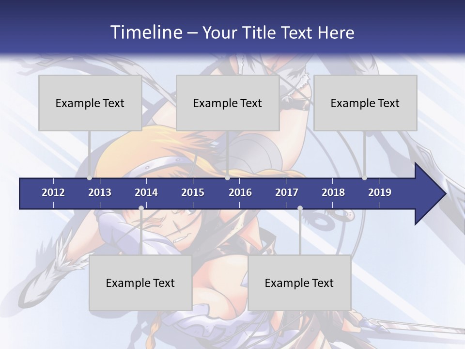 Two Sexy Women With Swords Powerpoint Template PowerPoint Template