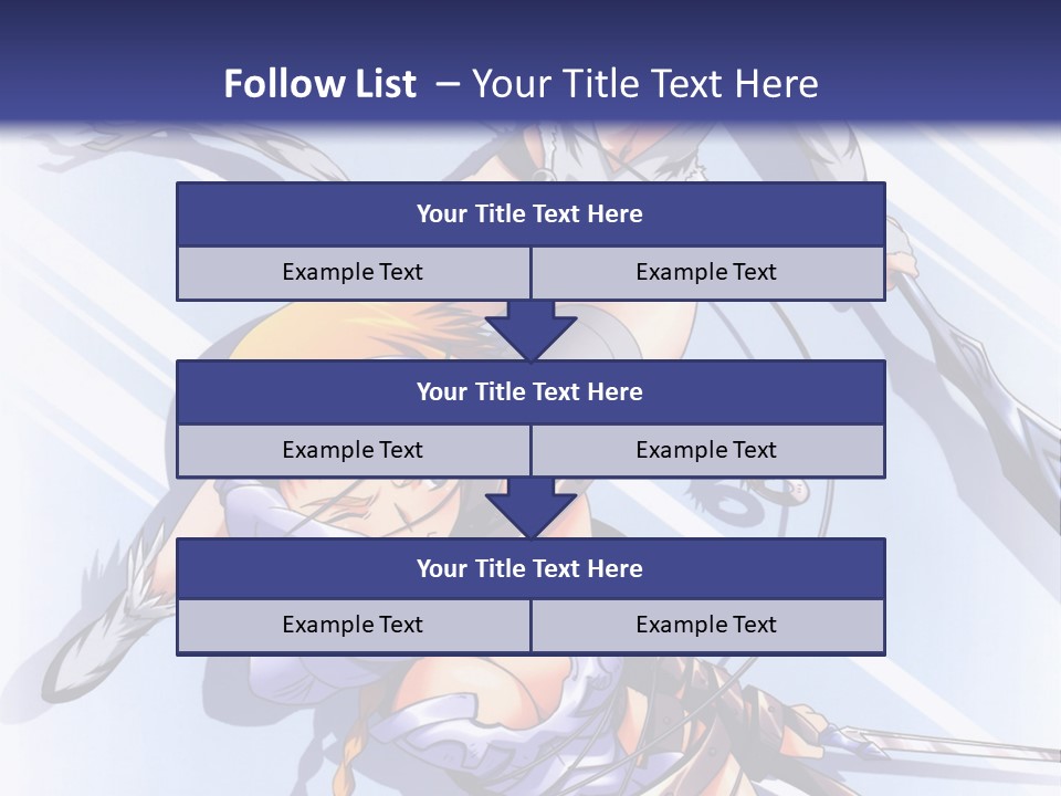 Two Sexy Women With Swords Powerpoint Template PowerPoint Template