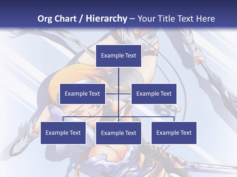 Two Sexy Women With Swords Powerpoint Template PowerPoint Template