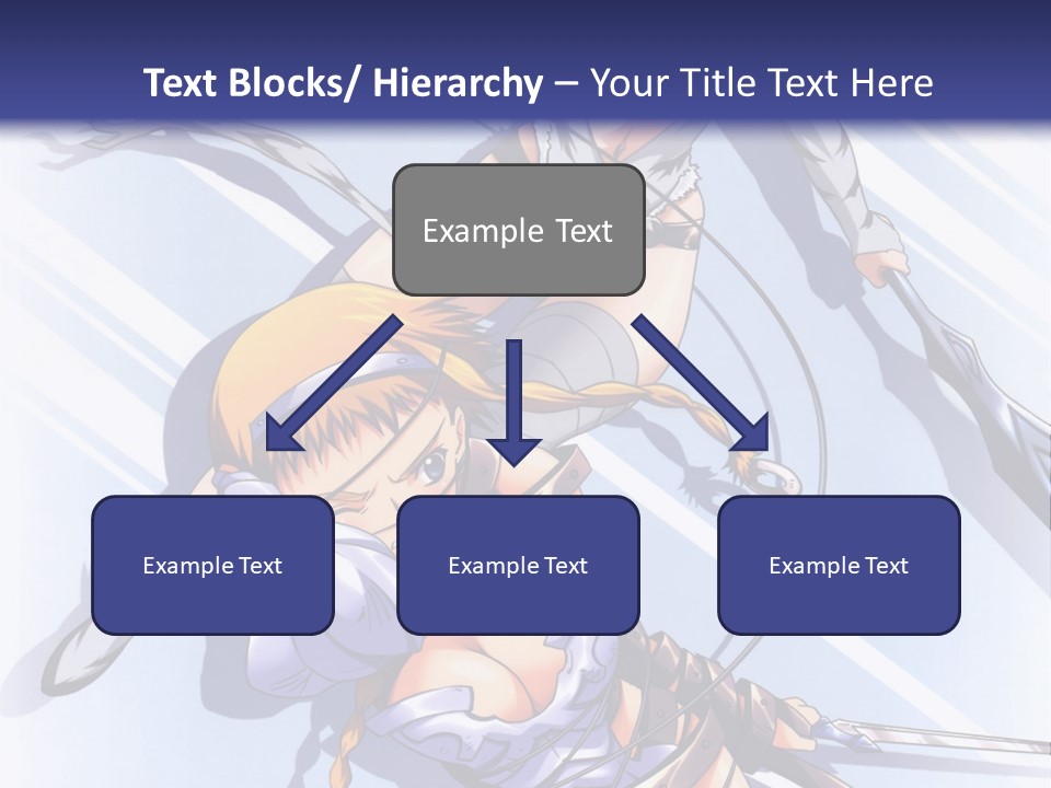 Two Sexy Women With Swords Powerpoint Template PowerPoint Template