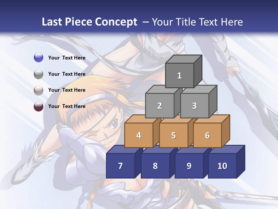 Two Sexy Women With Swords Powerpoint Template PowerPoint Template