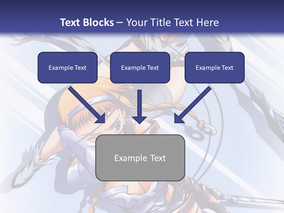 Two Sexy Women With Swords Powerpoint Template PowerPoint Template