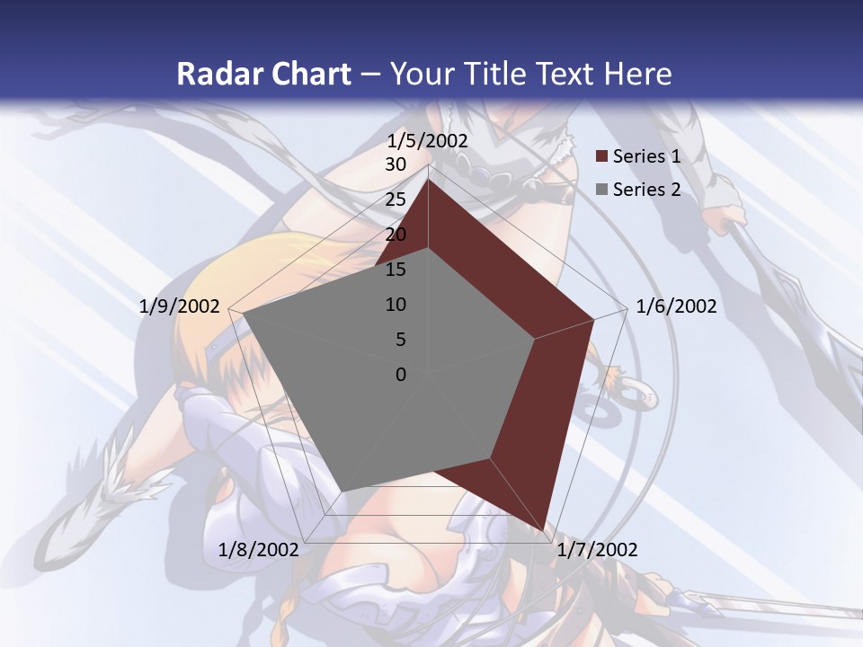 Two Sexy Women With Swords Powerpoint Template PowerPoint Template