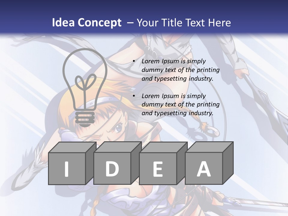 Two Sexy Women With Swords Powerpoint Template PowerPoint Template