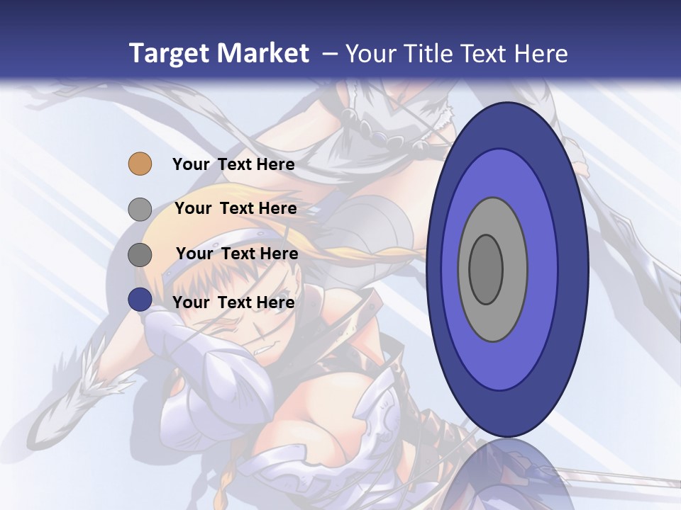 Two Sexy Women With Swords Powerpoint Template PowerPoint Template