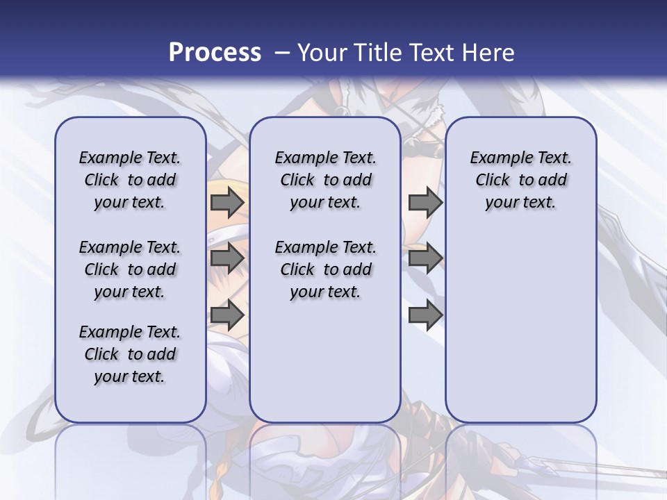 Two Sexy Women With Swords Powerpoint Template PowerPoint Template