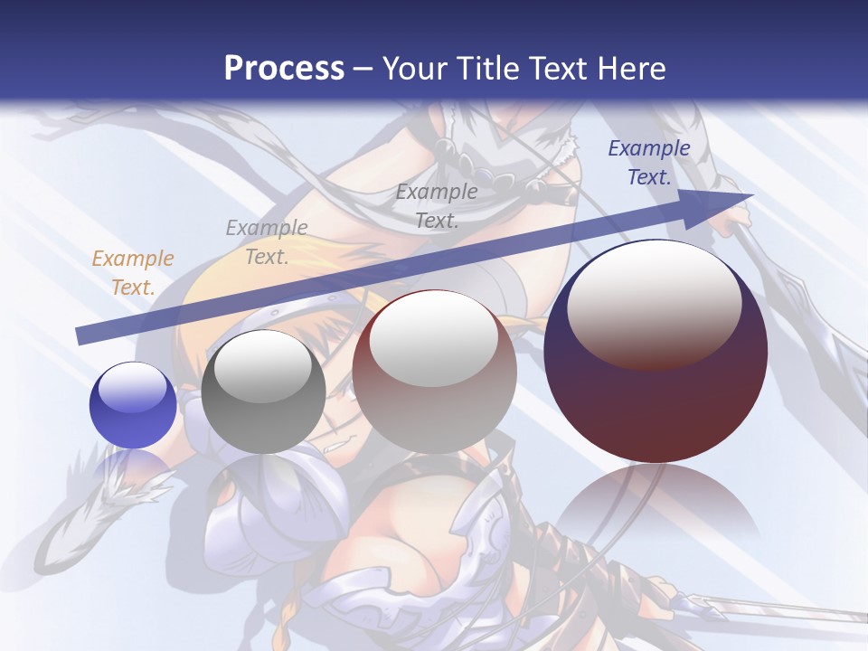 Two Sexy Women With Swords Powerpoint Template PowerPoint Template