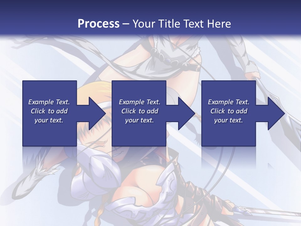 Two Sexy Women With Swords Powerpoint Template PowerPoint Template