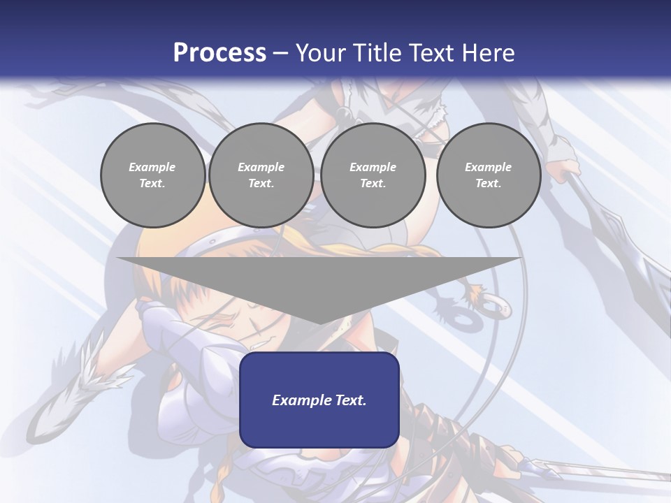 Two Sexy Women With Swords Powerpoint Template PowerPoint Template