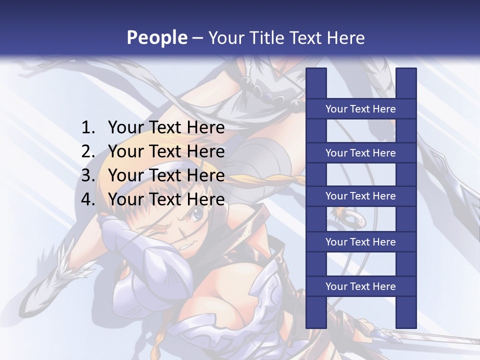 Two Sexy Women With Swords Powerpoint Template PowerPoint Template