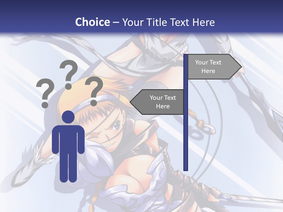 Two Sexy Women With Swords Powerpoint Template PowerPoint Template