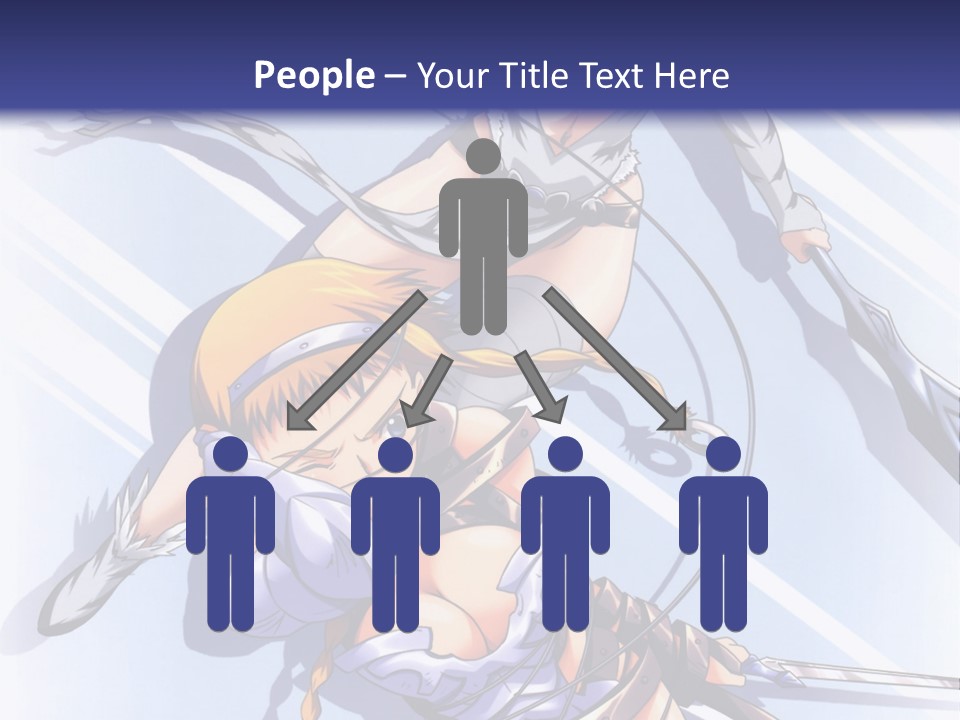 Two Sexy Women With Swords Powerpoint Template PowerPoint Template