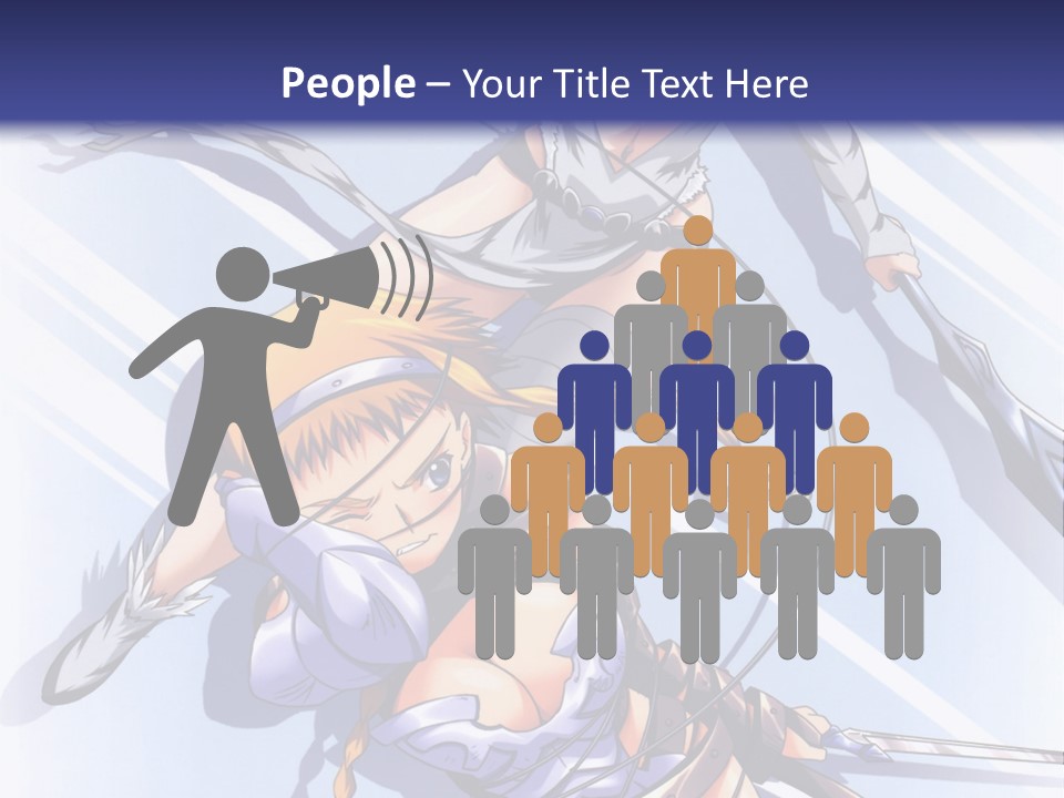 Two Sexy Women With Swords Powerpoint Template PowerPoint Template