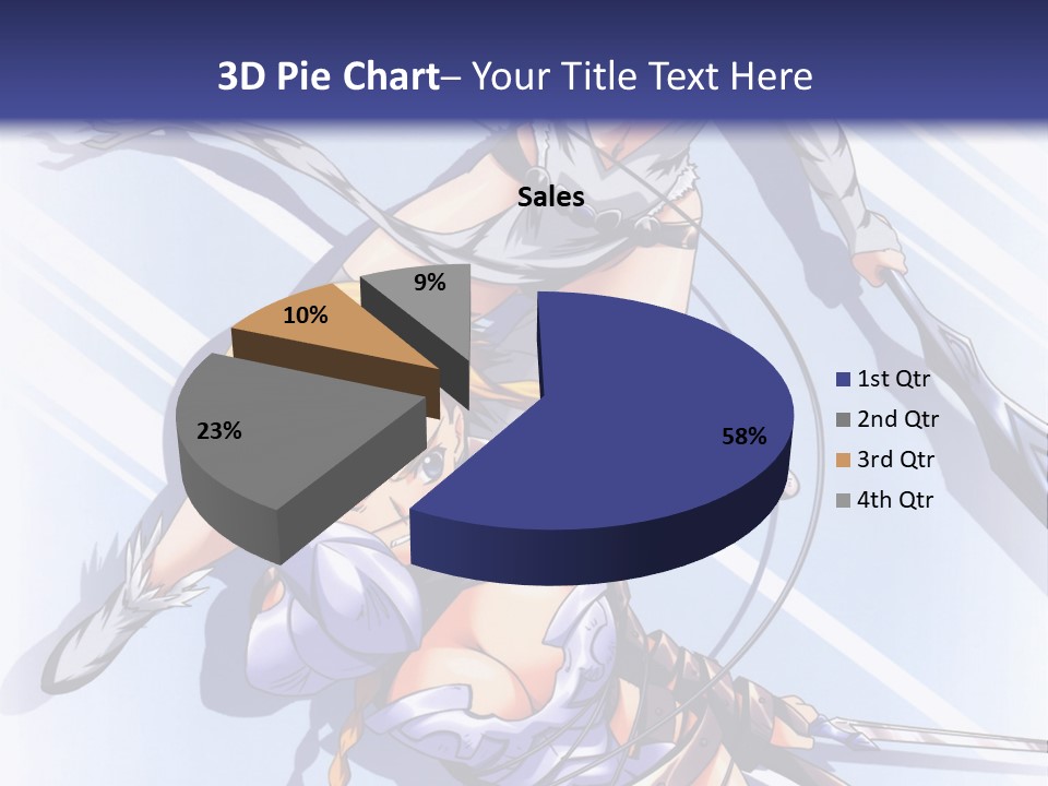 Two Sexy Women With Swords Powerpoint Template PowerPoint Template