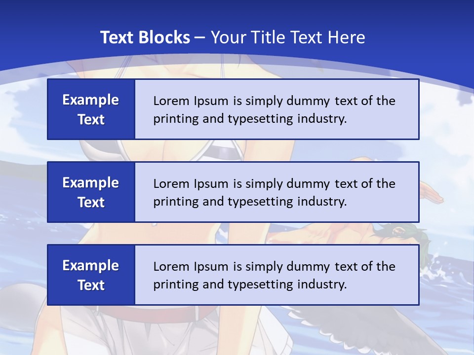 A Woman In A Bikini Standing On The Beach PowerPoint Template