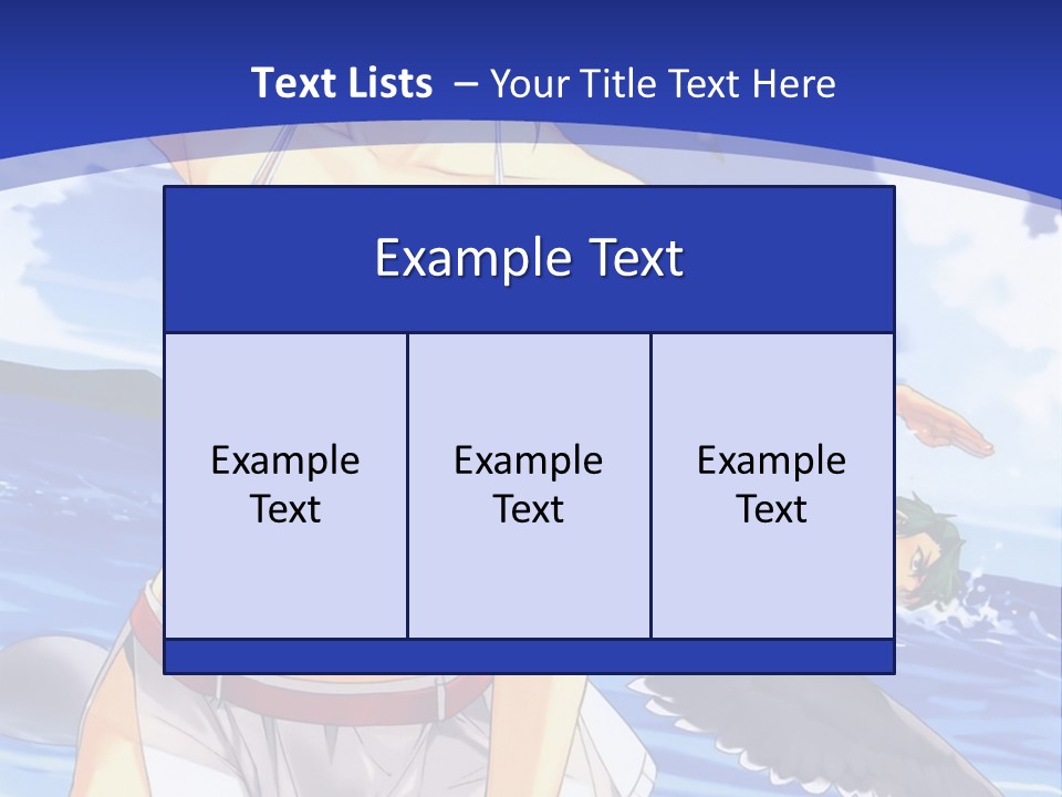 A Woman In A Bikini Standing On The Beach PowerPoint Template