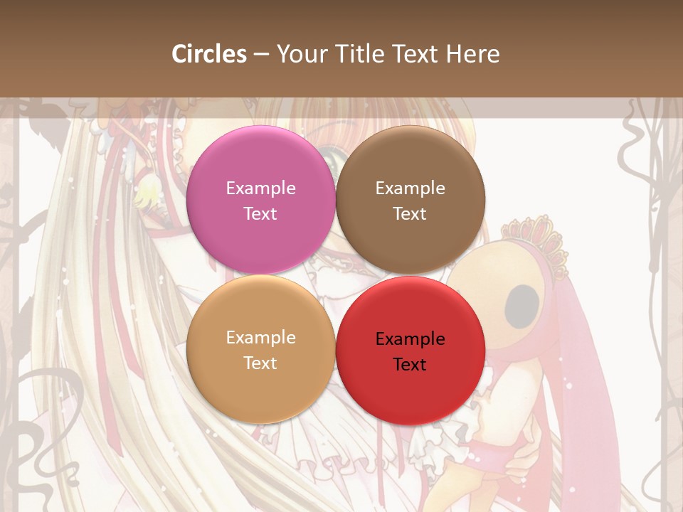 A Couple Of Anime Girls Hugging Each Other PowerPoint Template