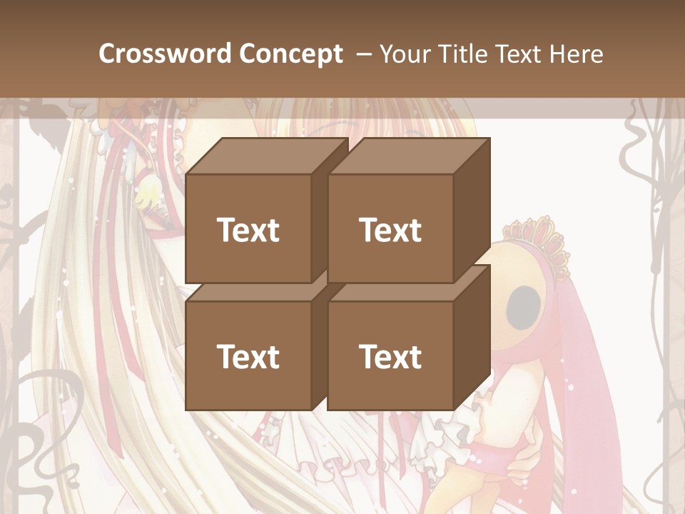 A Couple Of Anime Girls Hugging Each Other PowerPoint Template