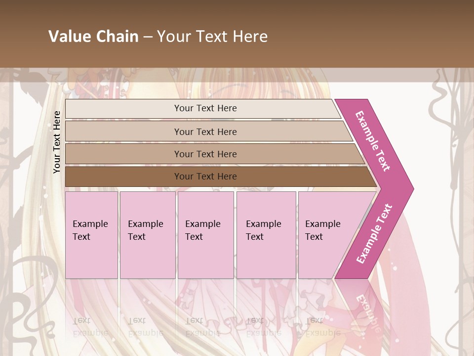 A Couple Of Anime Girls Hugging Each Other PowerPoint Template