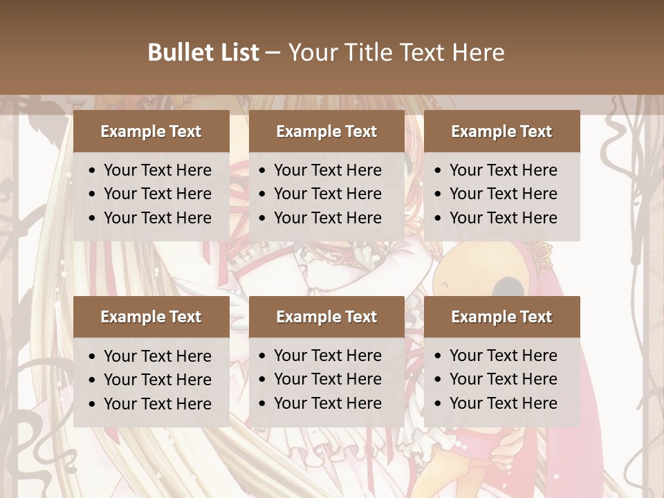 A Couple Of Anime Girls Hugging Each Other PowerPoint Template