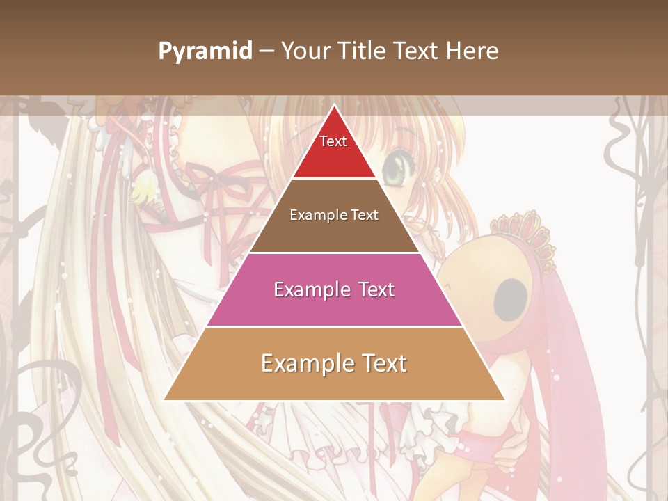 A Couple Of Anime Girls Hugging Each Other PowerPoint Template