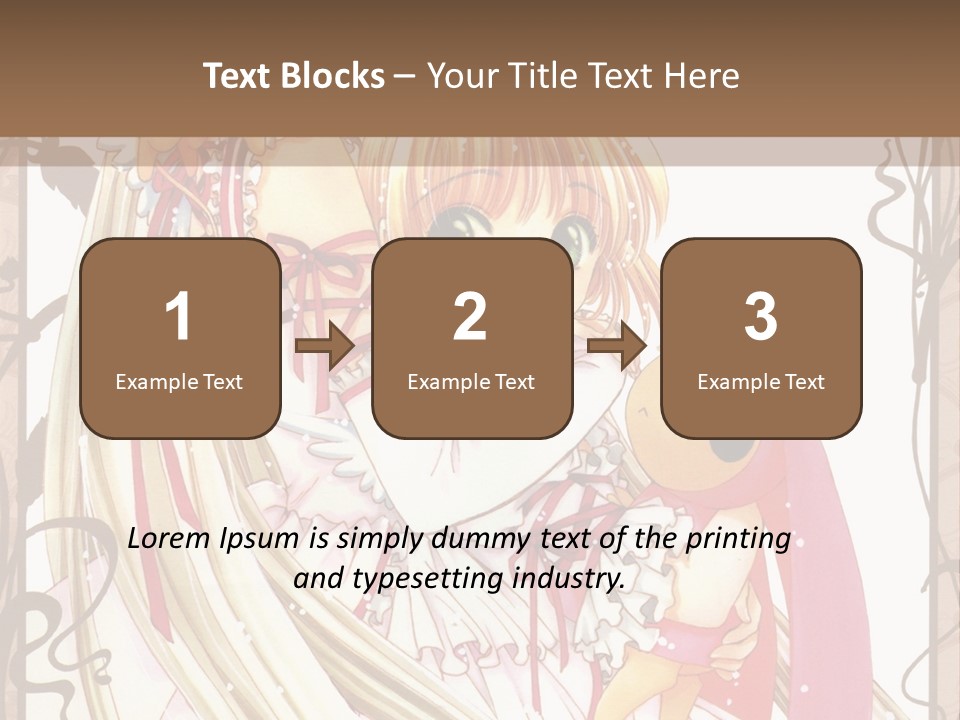 A Couple Of Anime Girls Hugging Each Other PowerPoint Template