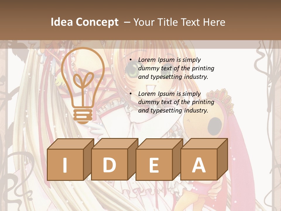 A Couple Of Anime Girls Hugging Each Other PowerPoint Template