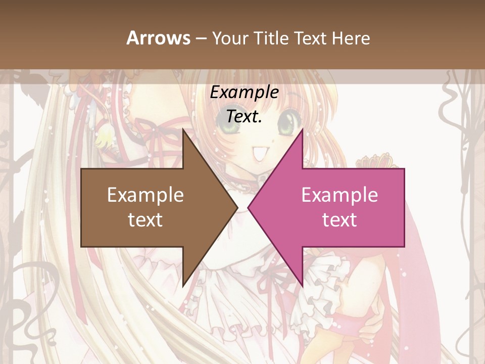 A Couple Of Anime Girls Hugging Each Other PowerPoint Template