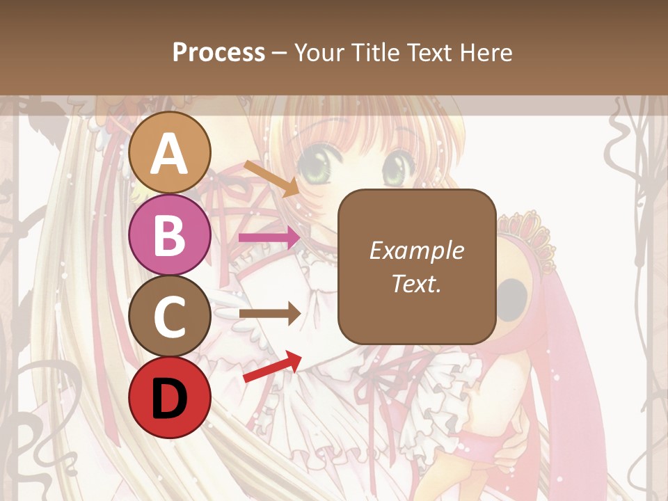 A Couple Of Anime Girls Hugging Each Other PowerPoint Template
