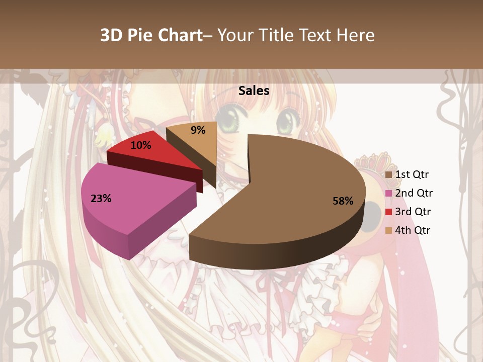 A Couple Of Anime Girls Hugging Each Other PowerPoint Template