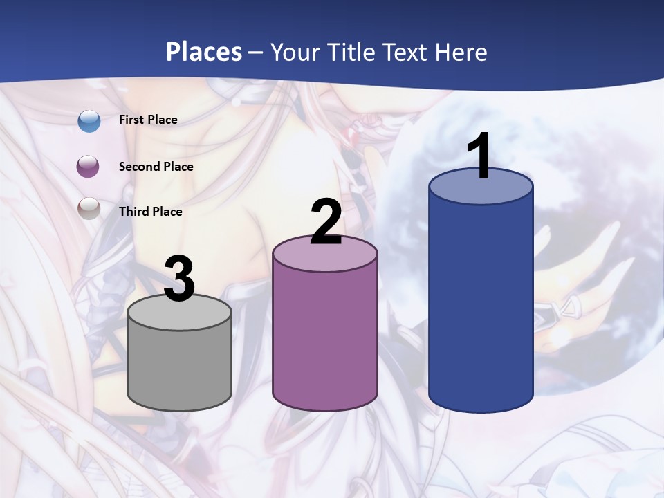 A Beautiful Anime Girl Powerpoint Presentation PowerPoint Template