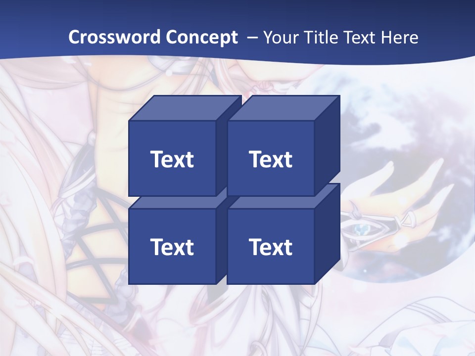 A Beautiful Anime Girl Powerpoint Presentation PowerPoint Template