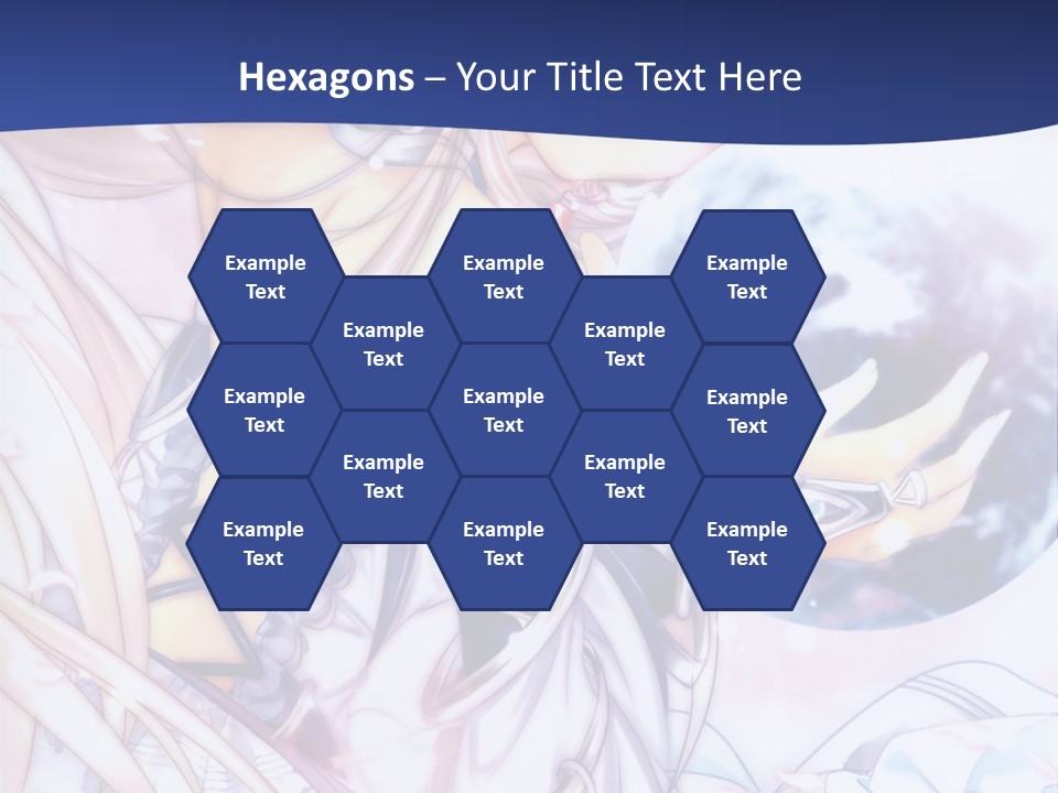 A Beautiful Anime Girl Powerpoint Presentation PowerPoint Template