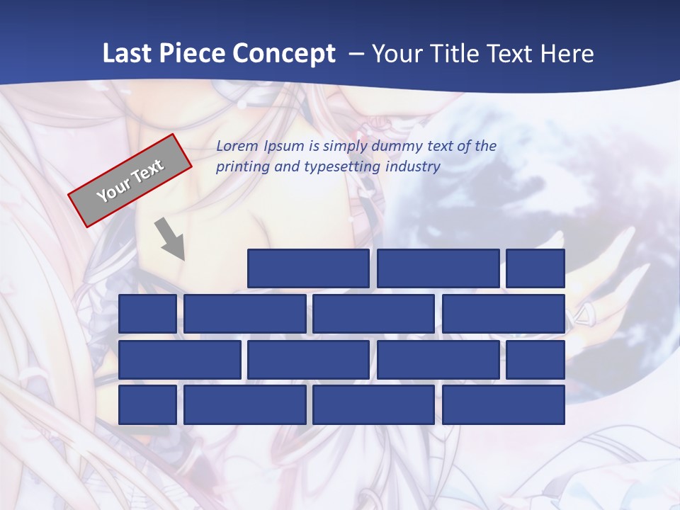 A Beautiful Anime Girl Powerpoint Presentation PowerPoint Template