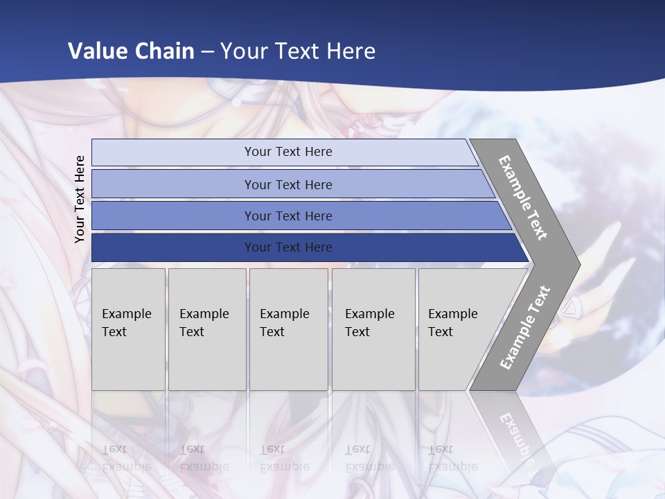 A Beautiful Anime Girl Powerpoint Presentation PowerPoint Template